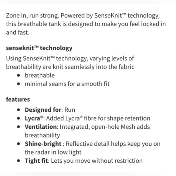 NWT Lululemon Zoned In Tank in Blue Cast, Ventilated Size 4 - Picture 2 of 10